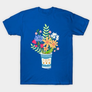 NYC Coffee Flowers T-Shirt